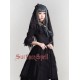 Surface Spell Gothic White Crystal Black Agate Skirt